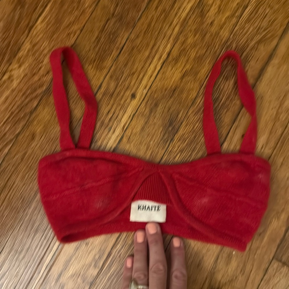 KHAITE Red and Blue Bras Intimates Collection - Picture 2 of 3